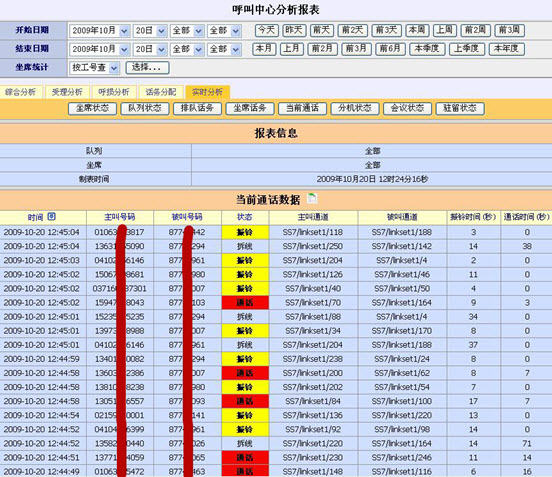 医院呼叫中心软件截图